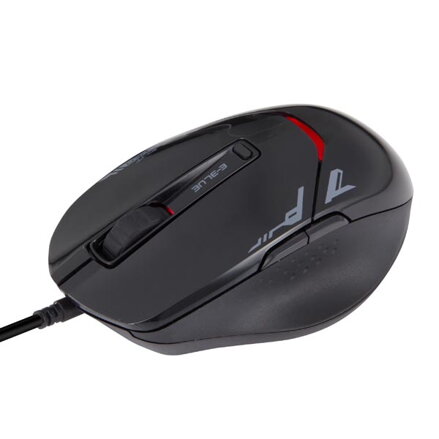 E-Blue Myš EMS657, 3200DPI, optická, 3tl., 1 kolečko, drátová USB, černá