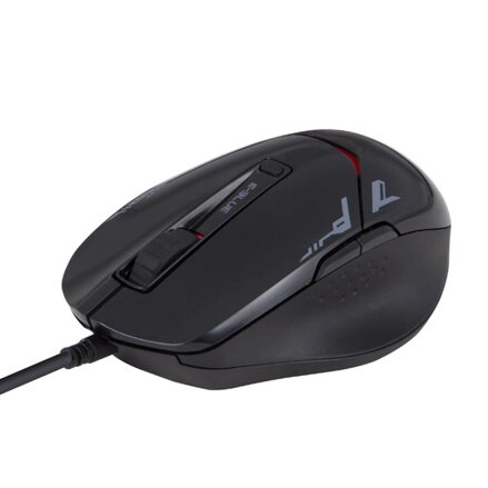 E-Blue Myš EMS657, 3200DPI, optická, 3tl., 1 kolečko, drátová USB, černá