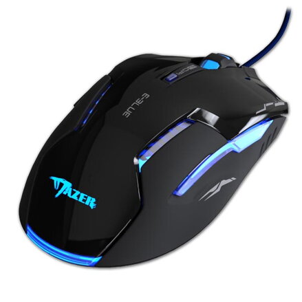 E-Blue Myš Mazer RX, optická, 6tl., 1 kolečko, drátová (USB), černá, 2500DPI, herní
