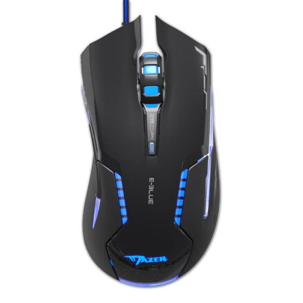 E-Blue Myš Mazer RX, optická, 6tl., 1 kolečko, drátová (USB), černá, 2500DPI, herní