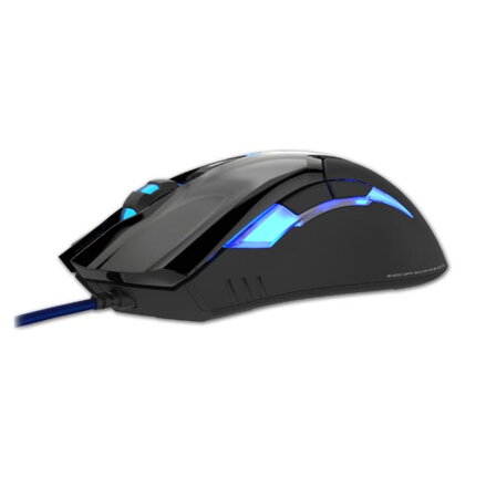 E-Blue Myš Mazer RX, optická, 6tl., 1 kolečko, drátová (USB), černá, 2500DPI, herní