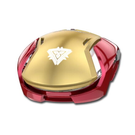 E-Blue Myš IRON MAN ARMOR EMS610, 4000DPI, optická, 6tl., 1 kolečko, drátová USB, zlatá