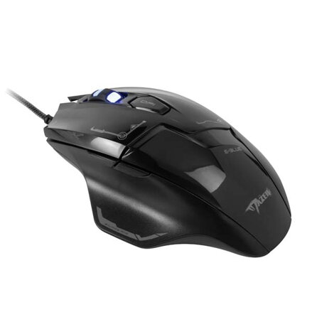 E-Blue Myš Mazer, 2500DPI, optická, 6tl., 1 kolečko, drátová USB, černá, herní