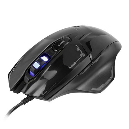 E-Blue Myš Mazer, 2500DPI, optická, 6tl., 1 kolečko, drátová USB, černá, herní