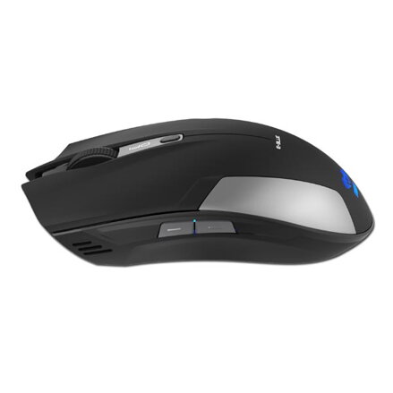 E-Blue Myš Cobra Jr., 1750DPI, 2.4 [GHz], optická, 6tl., 1 kolečko, bezdrátová, černá, 2 ks AAA