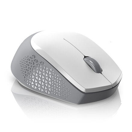 Genius Myš NX-8000S BT, 1200DPI, Bluetooth a 2,4GHz, optická, 3tl., bezdrátová, bílo-šedá, Blue-Eye senzor, symetrická