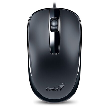 Myš drátová, Genius DX-120, černá, optická, 1200DPI, USB-C