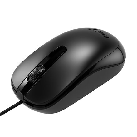 Myš drátová, Genius DX-120, černá, optická, 1200DPI, USB-C