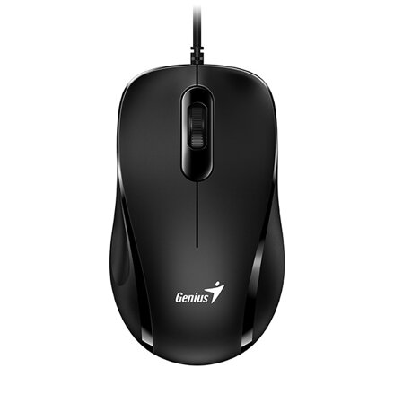 Myš drátová, Genius DX-101, černá, optická, 1200DPI