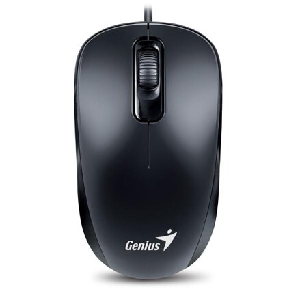 Genius Myš DX-120, 1200DPI, optická, 3tl., 1 kolečko, drátová USB, černá, klasická
