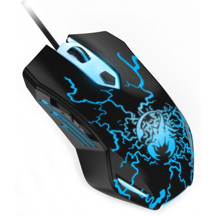 Genius Myš GX Gaming, 2000DPI, optická, 6tl., drátová USB, černá