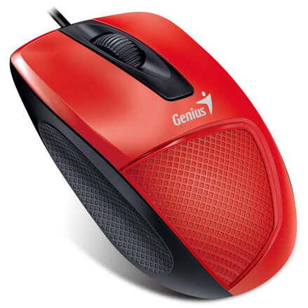 Genius Myš DX-150X, 1000DPI, optická, 3tl., drátová USB, červená