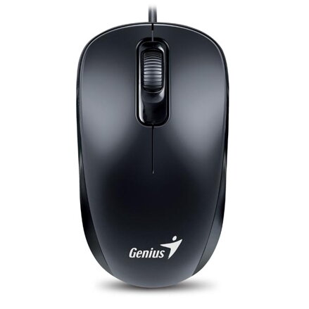 Genius Myš DX-110, 1000DPI, optická, 3tl., 1 kolečko, drátová USB, černá
