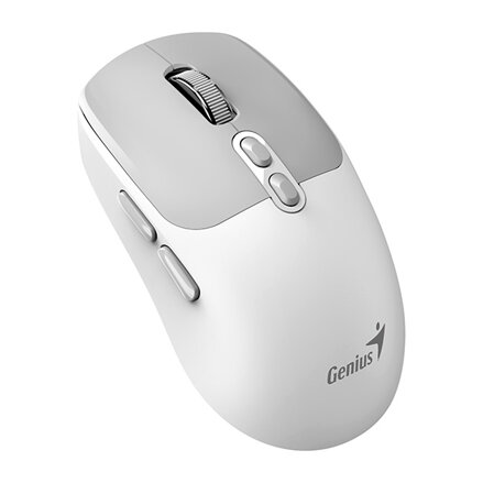 Myš bezdrátová, Genius NX-8080S BT, bílo-šedá, optická, 1600DPI