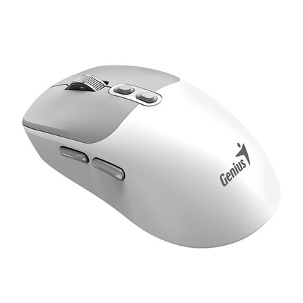 Myš bezdrátová, Genius NX-8080S BT, bílo-šedá, optická, 1600DPI
