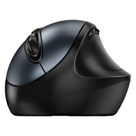 Genius Myš Ergo 8300S, 1600DPI, 2.4 [GHz], optická, 7tl., bezdrátová, černo-šedá, 2 ks AAA, vertikální