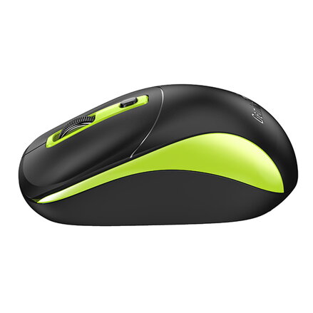 Myš bezdrátová, Genius NX-7123, černo-zelená, optická, 1200DPI