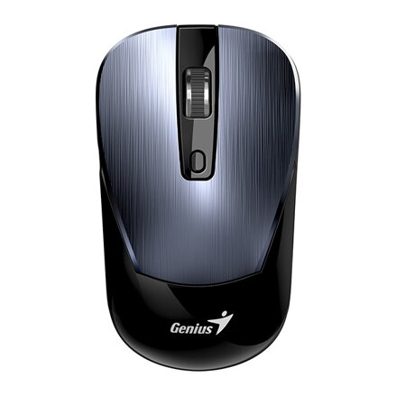 Myš bezdrátová, Genius NX-7125, kovově šedá, optická, 1200DPI