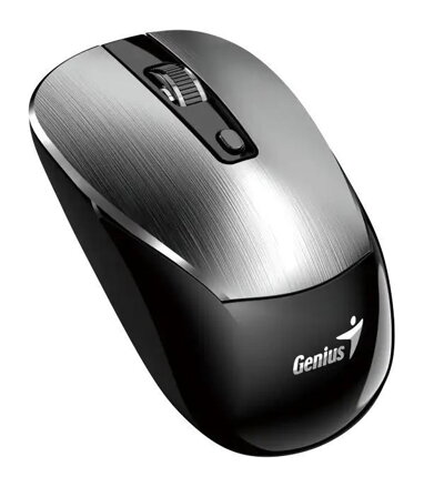Myš bezdrátová, Genius NX-7125, stříbrná, optická, 1200DPI