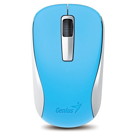 Genius Myš NX-7000, 1200DPI, 2.4 [GHz], optická, 3tl., 1 kolečko, bezdrátová, modrá, Blue-Eye senzor