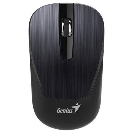 Genius Myš NX-7015, 1600DPI, 2.4 [GHz], optická, 3tl., bezdrátová USB, černá, 1 ks AA