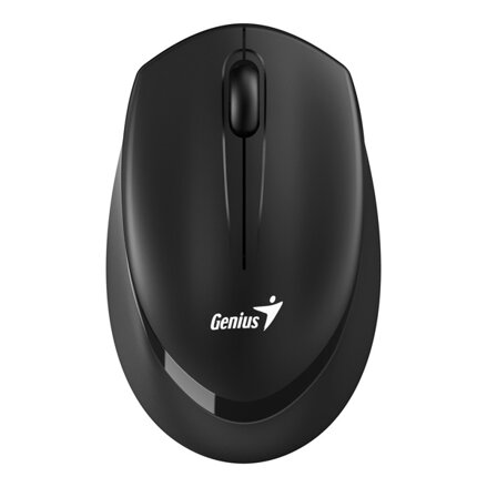 Genius Myš NX-7009, 1200DPI, 2.4 [GHz], optická, 3tl., bezdrátová, černá, 1 ks AA, Blue-Eye senzor, symetrická