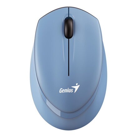 Genius Myš NX-7009, 1200DPI, 2.4 [GHz], optická, 3tl., bezdrátová, modrá, 1 ks AA, Blue-Eye senzor, symetrická