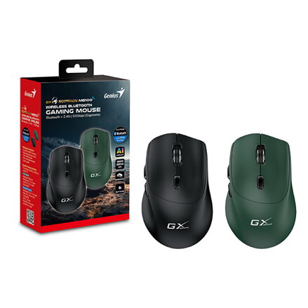 Genius GX Gaming Scorpion M8100 Myš bezdrátová, černá, 3200DPI