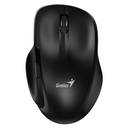 Genius Myš Ergo 8200S, 1200DPI, 2.4 [GHz], optická, 5tl., bezdrátová, černá, 1 ks AA, BlueEye senzor