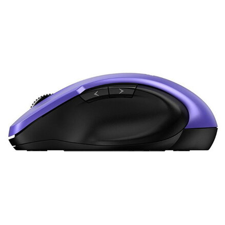 Genius Myš Ergo 8200S, 1200DPI, 2.4 [GHz], optická, 5tl., bezdrátová, fialová, 1 ks AA, BlueEye senzor