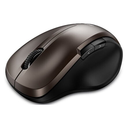 Genius Myš Ergo 8200S, 1200DPI, 2.4 [GHz], optická, 5tl., bezdrátová, čokoládová, 1 ks AA, BlueEye senzor