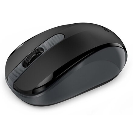 Genius Myš NX-8008S, 1200DPI, 2.4 [GHz], optická, 3tl., bezdrátová USB, černá-šedá, 1 ks AA