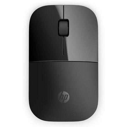 HP myš Z3700 Wireless Black Onyx, 1200DPI, 2.4 [GHz], optická Blue LED, 3tl., 1 kolečko, bezdrátová, černá, 1 ks AA, Windows 7/8/1