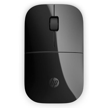 HP myš Z3700 Wireless Black Onyx, 1200DPI, 2.4 [GHz], optická Blue LED, 3tl., 1 kolečko, bezdrátová, černá, 1 ks AA, Windows 7/8/1