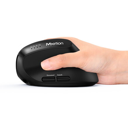 Meetion BTM008 Myš bezdrátová, černá, 2400DPI