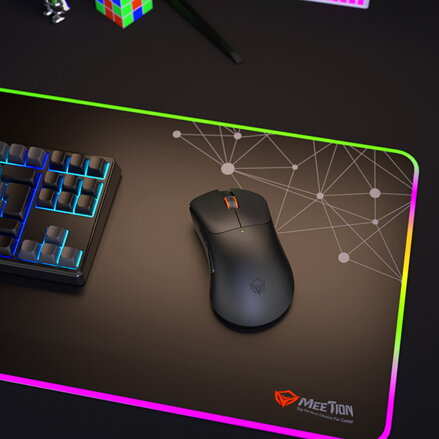 Meetion GW13 Myš černá, 12800DPI, Tri-Mode