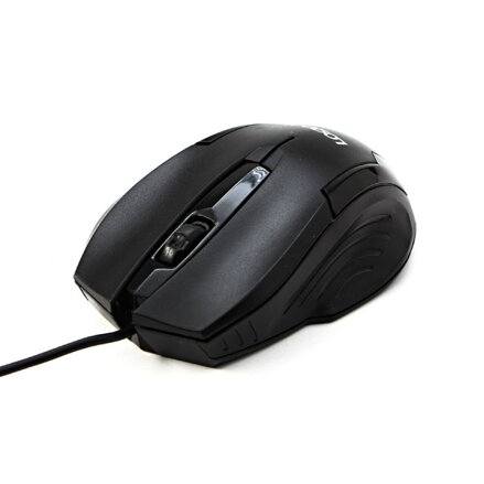 Logo myš Shape, 800DPI, optická, 3tl., drátová USB, černá