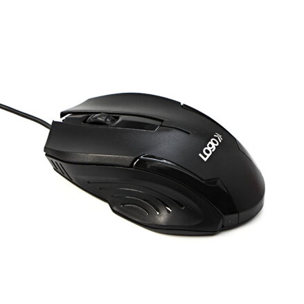 Logo myš Shape, 800DPI, optická, 3tl., drátová USB, černá