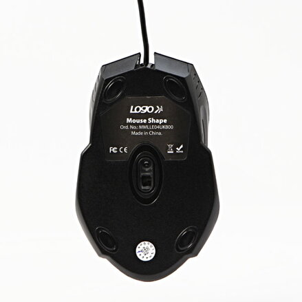Logo myš Shape, 800DPI, optická, 3tl., drátová USB, černá