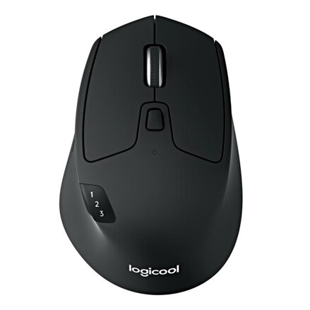 Logitech Myš M720 Triathlon, 1000DPI, Bluetooth, optická, 8tl., 1 kolečko, bezdrátová, černá, vestavěná baterie, připojení přes bl