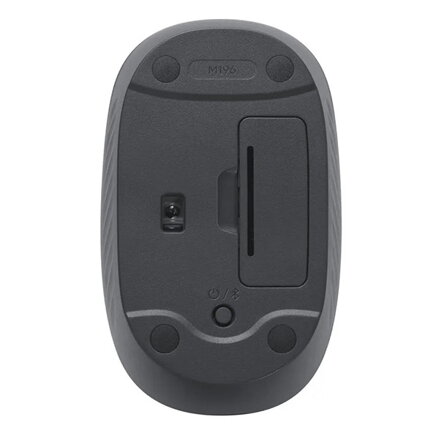 Logitech M196 Bluetooth Myš bezdrátová, šedá, 1000DPI