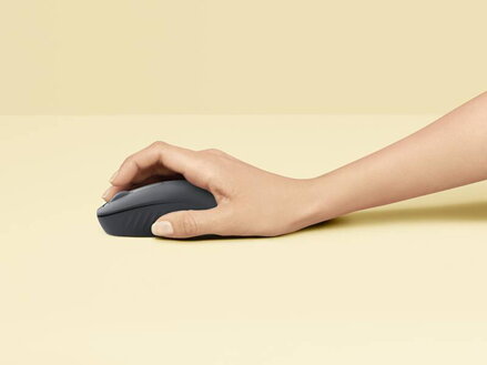 Logitech M196 Bluetooth Myš bezdrátová, šedá, 1000DPI