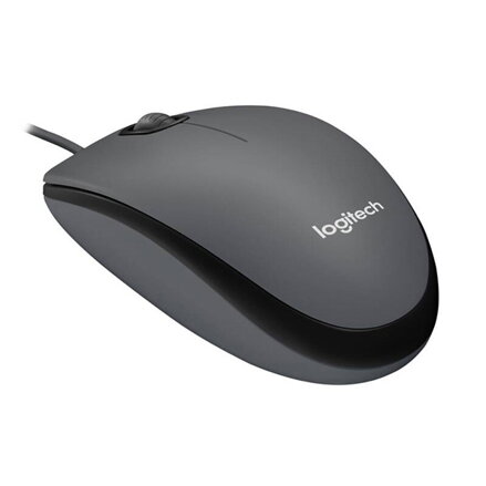 Myš drátová, Logitech M90, šedá, optická, 1000DPI