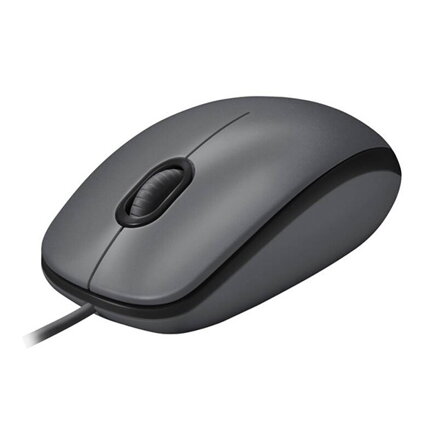 Myš drátová, Logitech M90, šedá, optická, 1000DPI