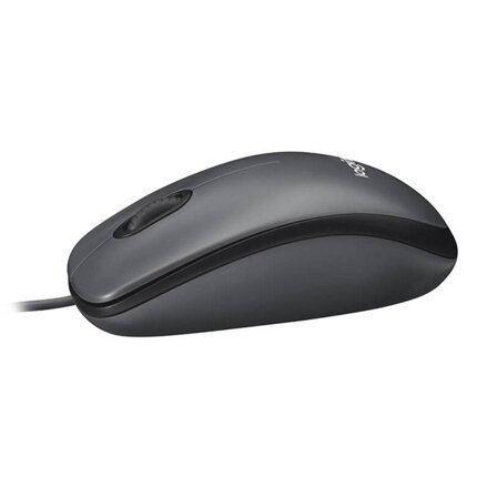 Myš drátová, Logitech M90, šedá, optická, 1000DPI