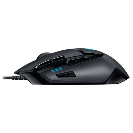 Logitech Myš G402 Hyperion Fury, 4000DPI, optická, 8tl., 1 kolečko, drátová USB, černá, herní