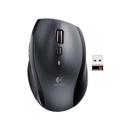Logitech Myš M705, 1000DPI, 2.4 [GHz], laserová, 6tl., 1 kolečko, bezdrátová, černá, 2 ks AA