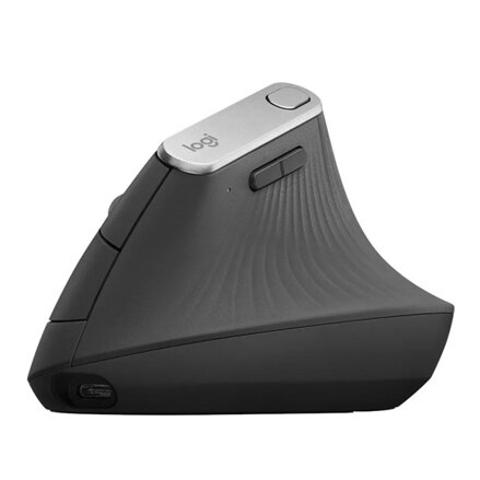 Myš Logitech MX Vertical, šedá, optická, 4000DPI, Tri-Mode