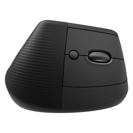 Logitech Myš LIFT GRAPHITE, 4000DPI, bluetooth, optická, 6tl., bezdrátová, šedá, 1 ks AA, ergonomická, vertikální