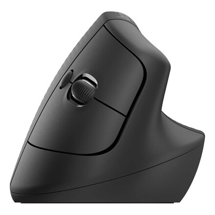 Logitech Myš LIFT GRAPHITE, 4000DPI, bluetooth, optická, 6tl., bezdrátová, šedá, 1 ks AA, ergonomická, vertikální